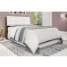 Cabeceira Casal Isis Malbec Com Painel Class Branco Framar