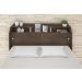 Cabeceira Para Cama Box Casal 138 Elisa Cor  Chocolate 