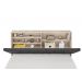 Cabeceira Queen Isis Amarula com Painel Class Preto - Framar