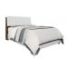 Cabeceira Queen Isis Malbec Com Capitonê Branco Framar