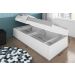 Cama Baú Solteiro Framar Camila Branco