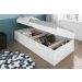Cama Baú Solteiro Framar Camila Branco