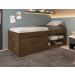 Cama Box Sapateira Moal Malbec com Colchão