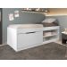 Cama Box Sapateira Tien Branco com Colchão