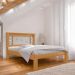 Cama Casal Com Cabeceira Flex Lavínia Naturalle E Off White