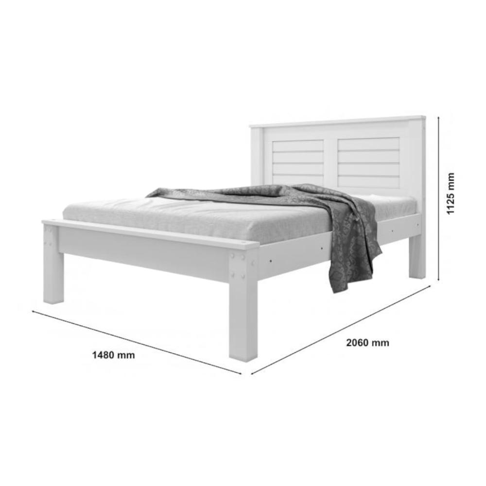Cama Casal Confortável e Moderna Milena Malbec