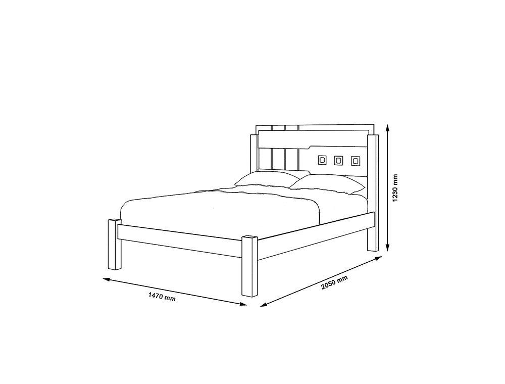 Cama Casal Leticia Branco - Framar Móveis