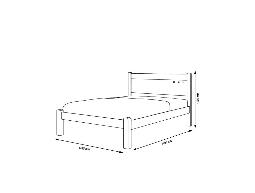 Cama Casal Paola Malbec Framar Móveis