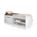 Cama Com Sapateira Solteiro Vanessa 0,88 Branco - Framar Móveis