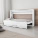 Cama Dobrável Solteiro Branco Com Colchão Framar
