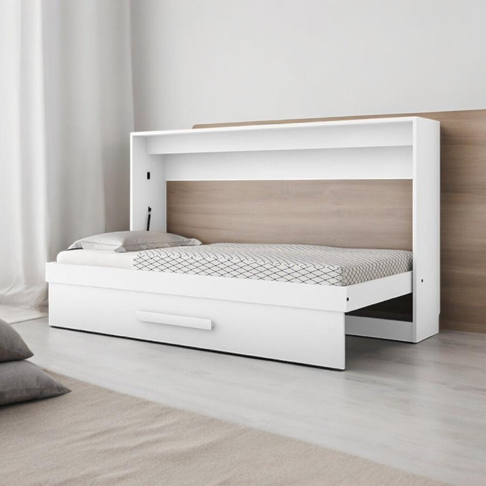 Cama Dobrável Solteiro Branco Com Colchão Framar
