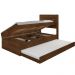 Cama Solteiro Auxiliar Baú Ivana Malbec