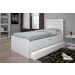 Cama Solteiro Baú Larissa Com cama auxiliar Dani Framar Branco
