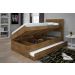 Cama Solteiro Baú Larissa Com cama auxiliar Dani Framar Malbec