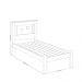 Cama Solteiro Com Detalhes Lavínia Malbec E Off White Framar
