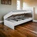 Cama Solteiro Larissa Branco Com Colchão Framar
