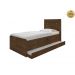 Cama Solteiro Larissa Malbec com Auxiliar Framar