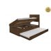 Cama Solteiro Larissa Malbec com Auxiliar Framar