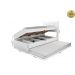 Cama Solteiro Larissa com Auxiliar Branca Framar