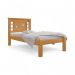 Cama Solteiro Lavínia Naturalle E Off White Com Colchão