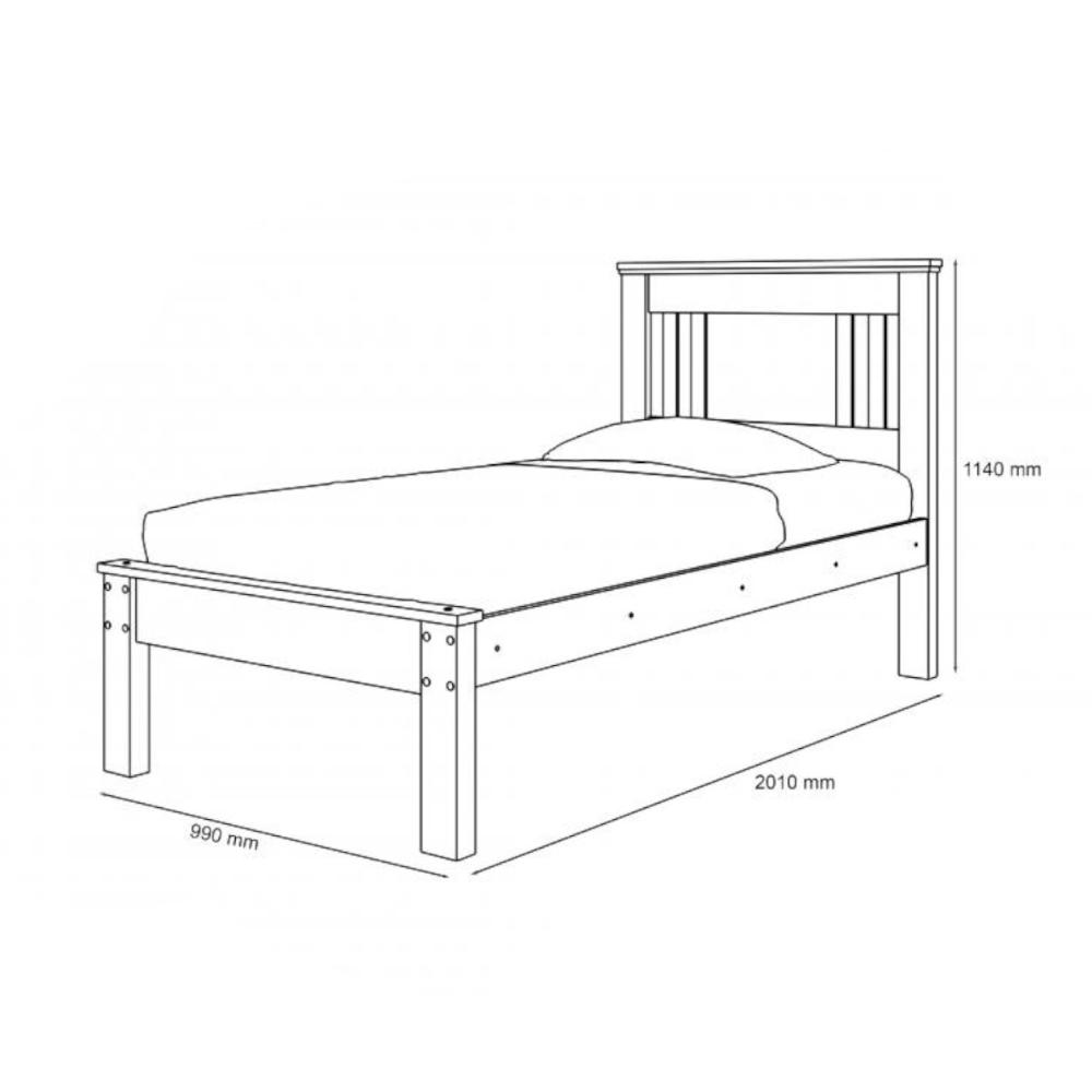 Cama Solteiro Sophia Malbec E Off White Com Colchão