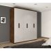Guarda Roupa Dubai Casal Seis Portas Malbec Off White