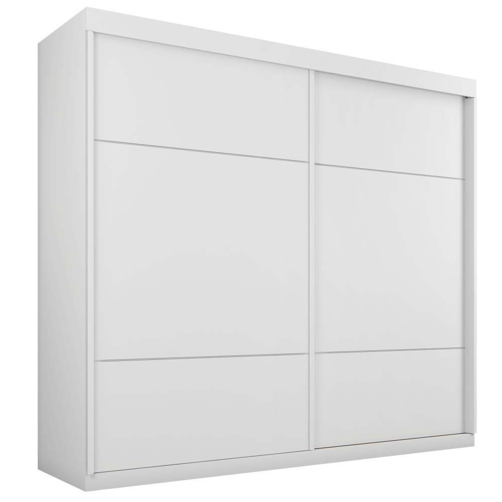 Guarda Roupa Londres Duas Portas Deslizantes Branco
