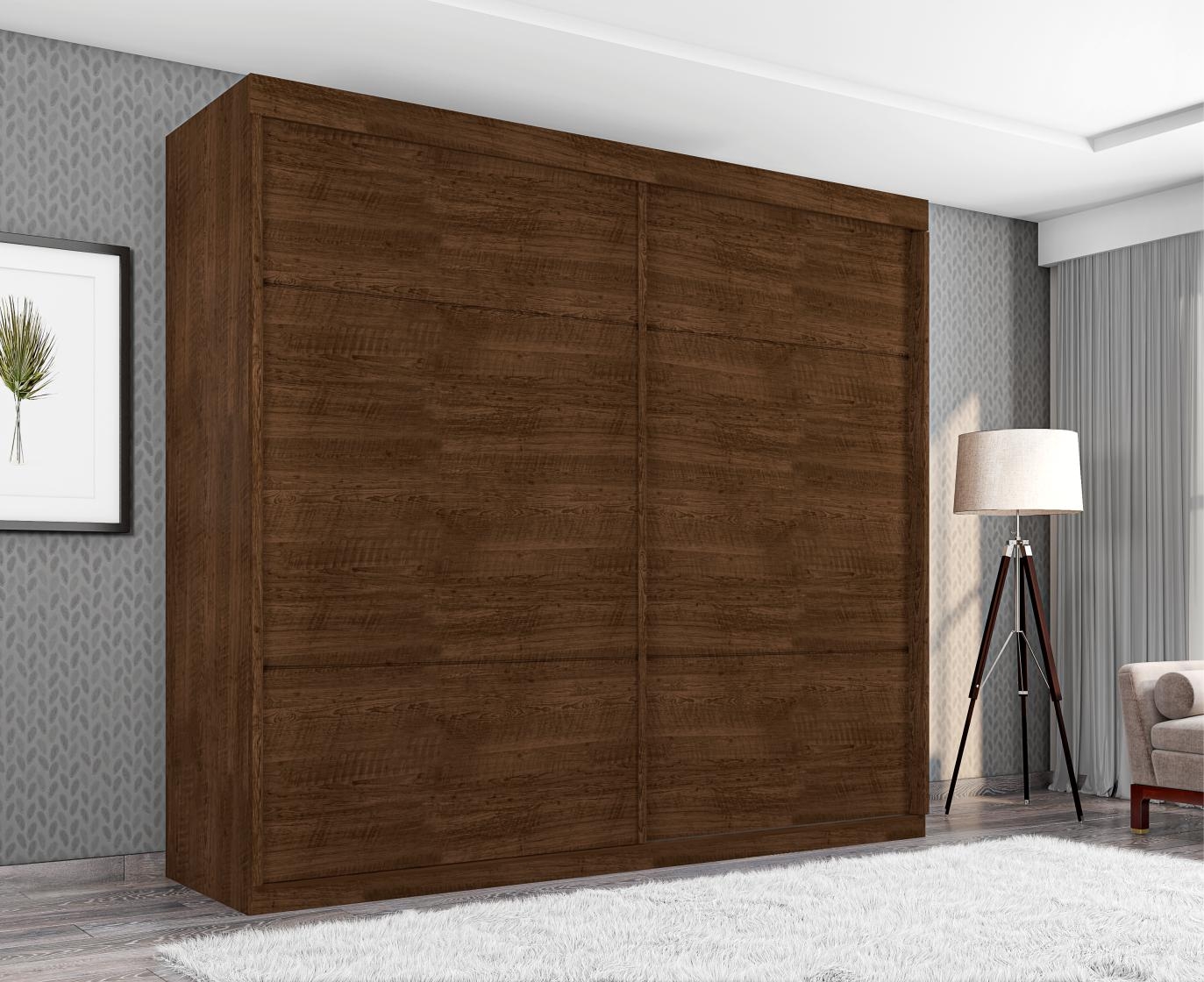 Guarda Roupa Londres Duas Portas Deslizantes Malbec