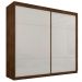 Guarda Roupa Londres Duas Portas Deslizantes Malbec Off White