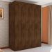 Guarda Roupa Miami Casal Quatro Portas Malbec