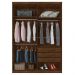 Guarda Roupa Miami Casal Quatro Portas Malbec