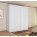 Guarda Roupa Paladino Casal Três Portas Deslizantes Branco