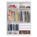 Guarda Roupa Solteiro Belmont Duas Portas Deslizantes Branco
