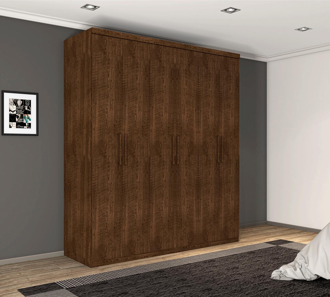 Roupeiro Casal Turquia Seis Portas Malbec