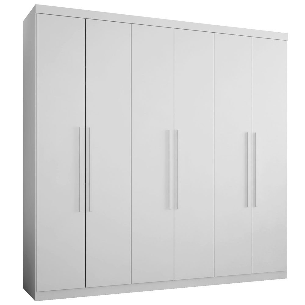 Roupeiro Gold 6 Portas Branco