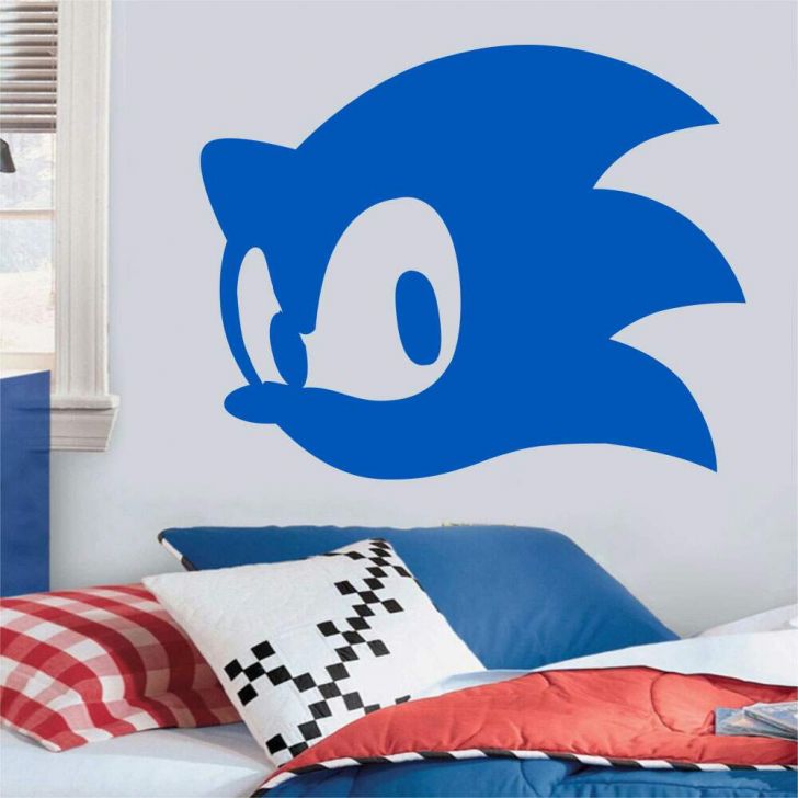 Adesivo Parede Decorativo Sonic