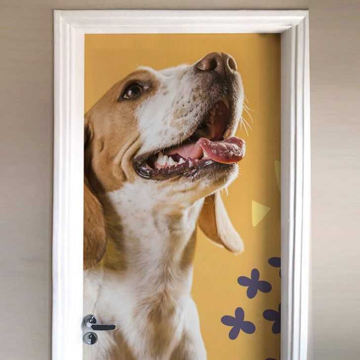 Adesivo Decorativo Porta Cachorros Pet Shop Dog Fofinhos