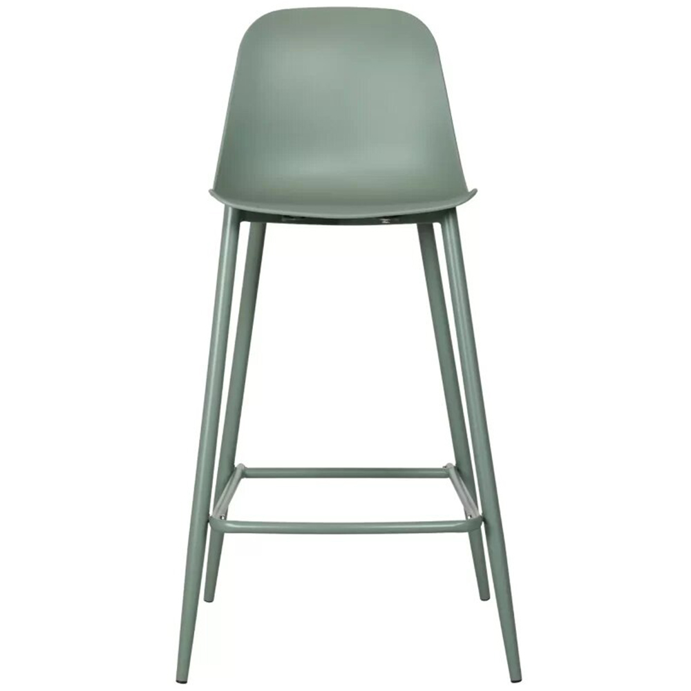 Banqueta Média Fixa Miami - Verde Aloe