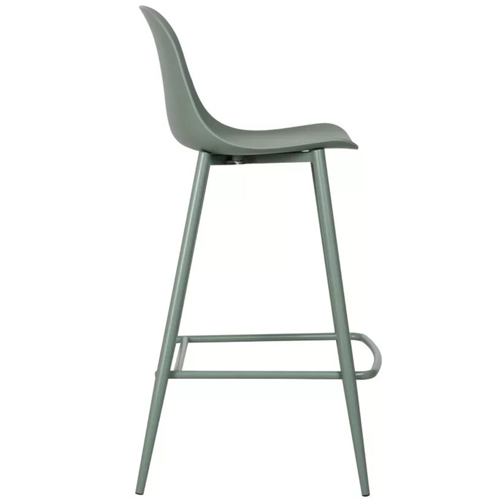 Banqueta Média Fixa Miami - Verde Aloe