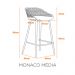 Banqueta Monaco Média - Preto