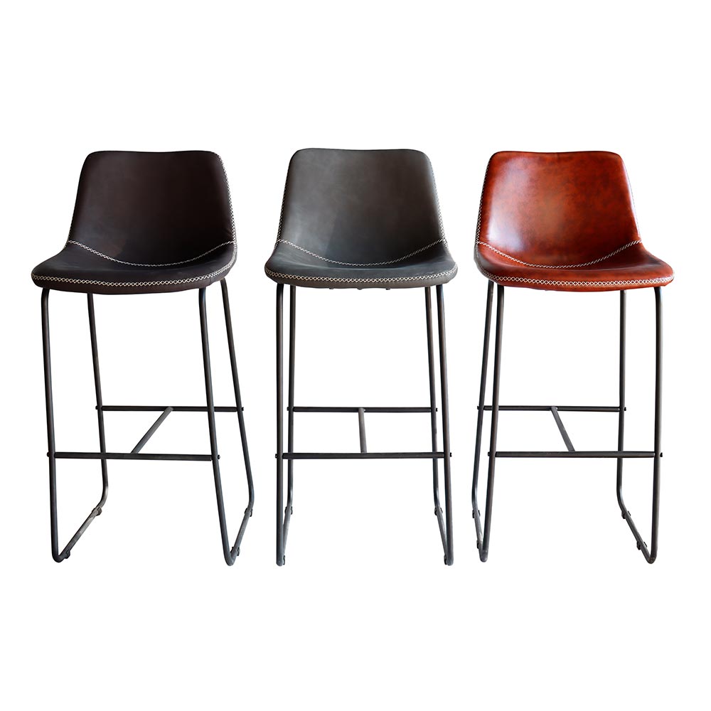 Banqueta Oxford - Preto Vintage