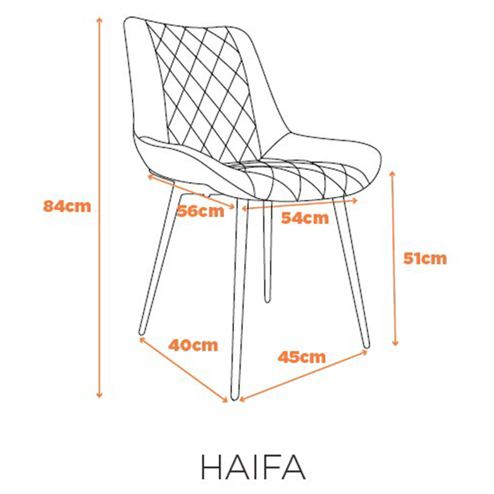 Cadeira Haifa - Preta