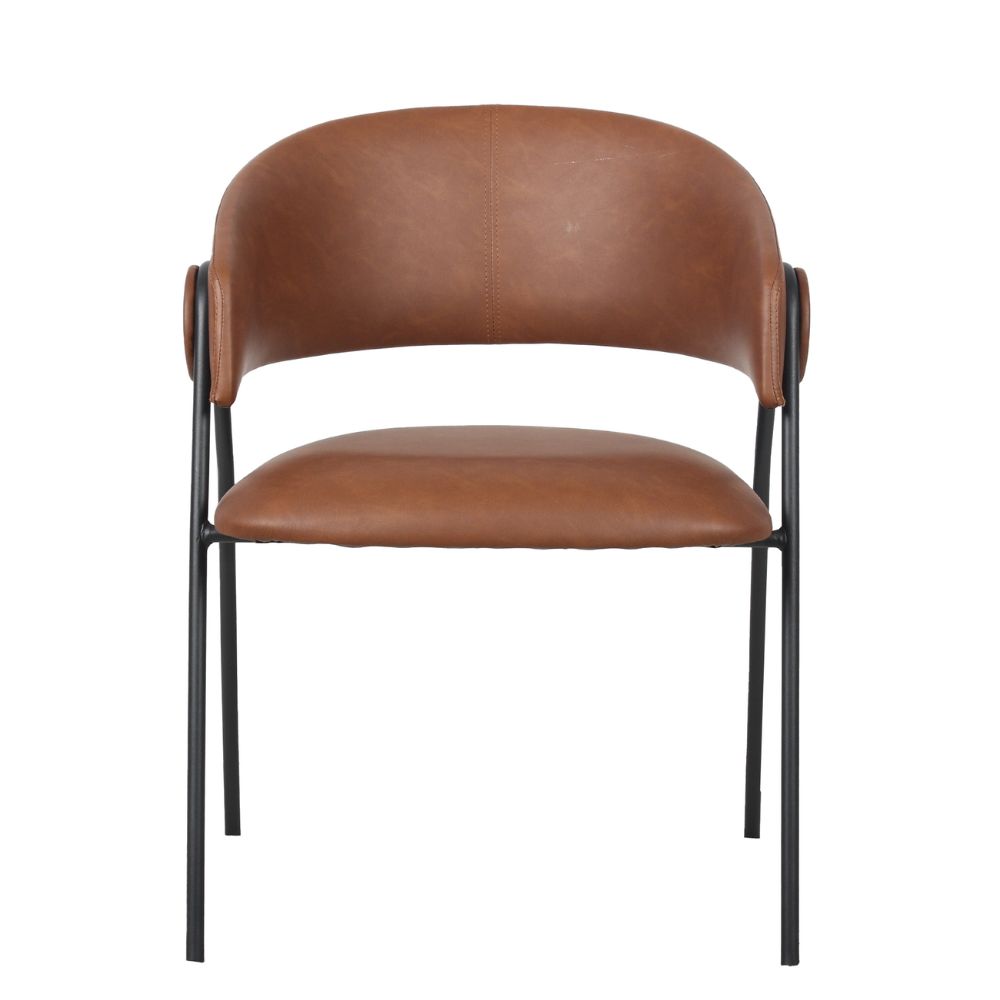 Cadeira Toulouse - Caramelo PU
