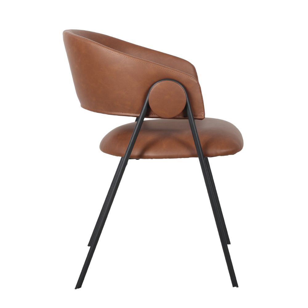Cadeira Toulouse - Caramelo PU