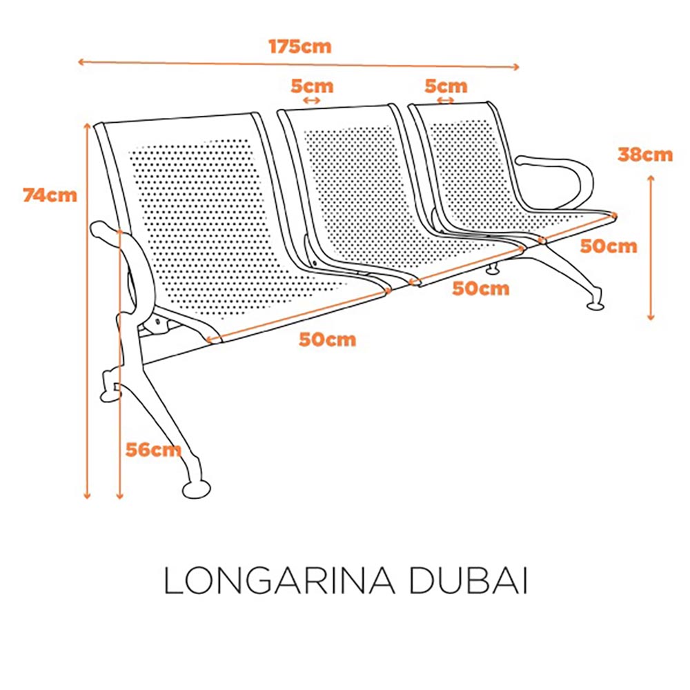 Longarina Dubai - 03 Lugares