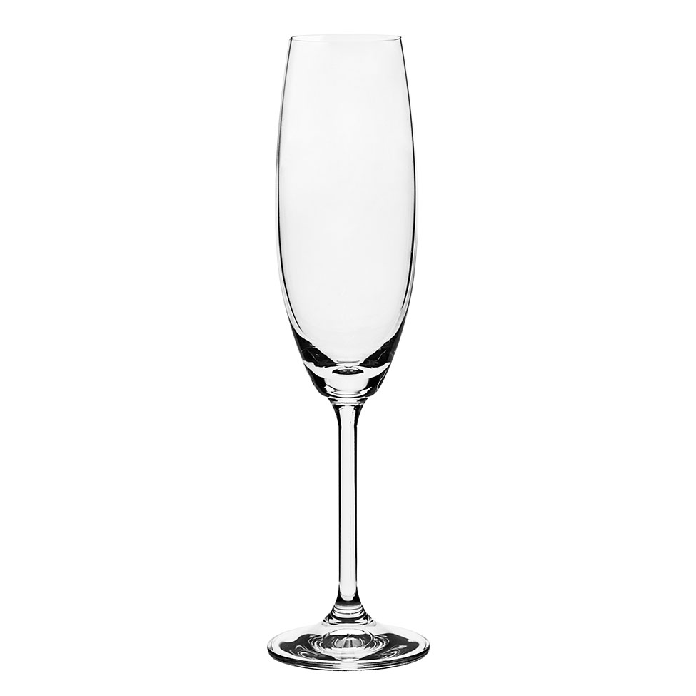 Taca para champanhe Gastro em cristal ecologico 220ml A24cm transparente
