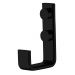 Cabide gancho banheiro lavabo Preto Fosco Future 2314PT 