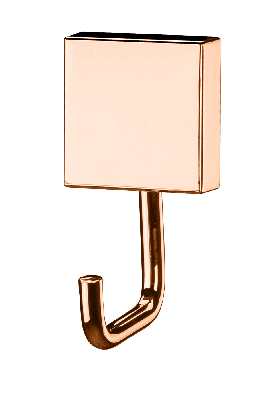 Kit banheiro lavabo 2 peças rosé gold Future toalheiro banho duplo e cabide gancho 