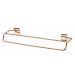 Kit banheiro lavabo 2 peças rose gold Future porta toalha banho toalheiro rosto 