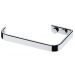 Kit lavabo banheiro acessorios 4 peças porta toalha duplo 45 cm, porta toalha rosto 30 cm, porta papel higienico, cabide 